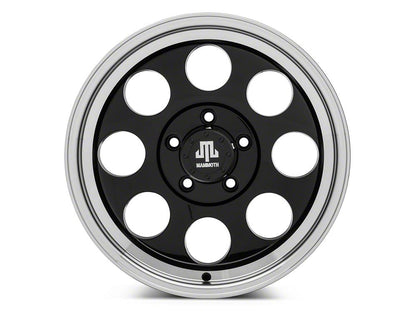 Mammoth 8 Black 17x9 Wheel and BF Goodrich All Terrain TA KO2 315/70R17 Tire Kit (07-18 Jeep Wrangler JK)