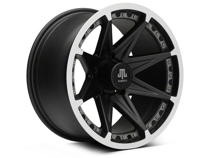 Mammoth Type 88 Black 17x9 Wheel and BF Goodrich All Terrain TA KO2 315/70R17 Tire Kit (07-18 Jeep Wrangler JK)