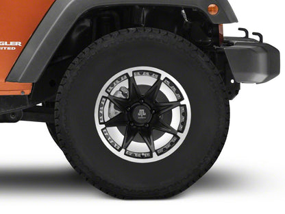 Mammoth Type 88 Black 17x9 Wheel and BF Goodrich All Terrain TA KO2 315/70R17 Tire Kit (07-18 Jeep Wrangler JK)