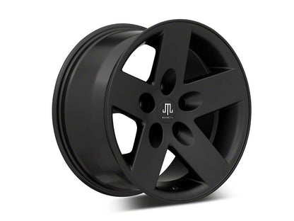 Mammoth Moab Black Wheel; 17x9; -6mm Offset (18-25 Jeep Wrangler JL)