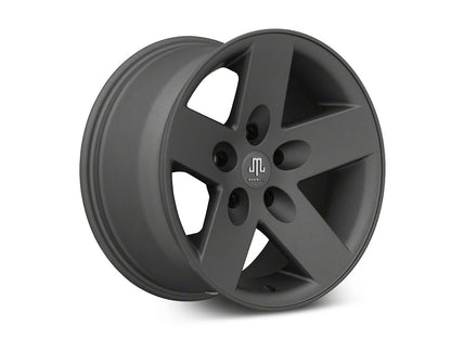 Mammoth Moab Charcoal Wheel; 17x9; -6mm Offset (18-25 Jeep Wrangler JL)