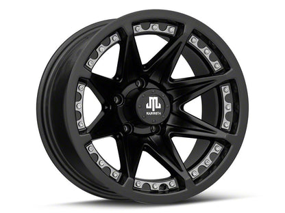 Mammoth Type 88 Matte Black Wheel; 15x8; -20mm Offset (87-95 Jeep Wrangler YJ)