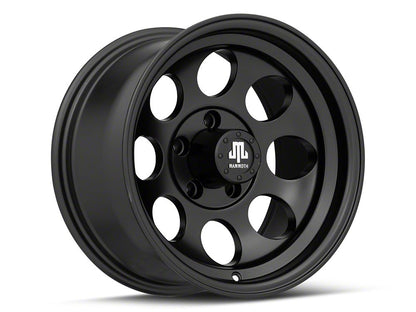 Mammoth 8 Matte Black Wheel; 15x8; -20mm Offset (87-95 Jeep Wrangler YJ)