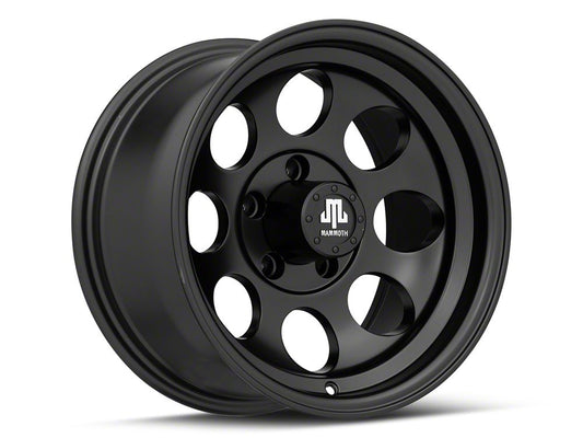 Mammoth 8 Matte Black Wheel; 15x8; -20mm Offset (87-95 Jeep Wrangler YJ)