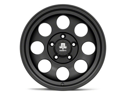 Mammoth 8 Matte Black Wheel; 15x8; -20mm Offset (87-95 Jeep Wrangler YJ)