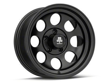 Mammoth 8 Matte Black Wheel; 15x8; -20mm Offset (87-95 Jeep Wrangler YJ)