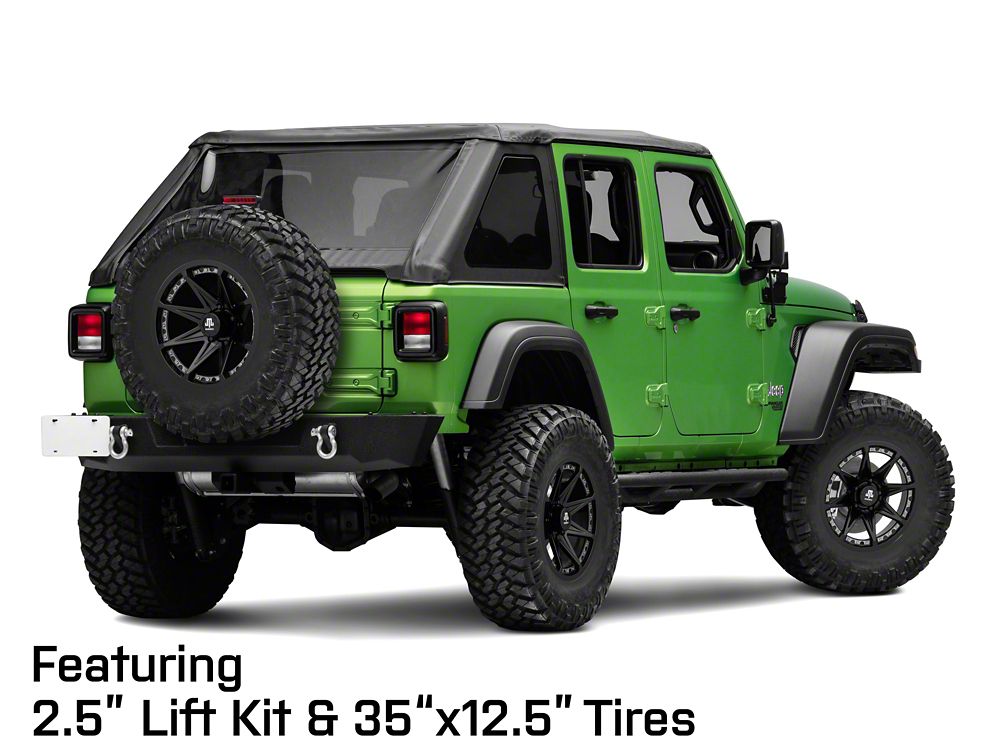 Mammoth Type 88 Matte Black Wheel; 17x9; -6mm Offset (18-25 Jeep Wrangler JL)