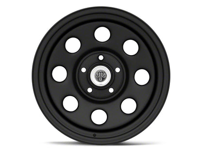 Mammoth 8 Steel Matte Black Wheel; 17x9; -6mm Offset (07-18 Jeep Wrangler JK)
