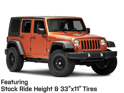 Mammoth 8 Steel Matte Black Wheel; 17x9; -6mm Offset (07-18 Jeep Wrangler JK)