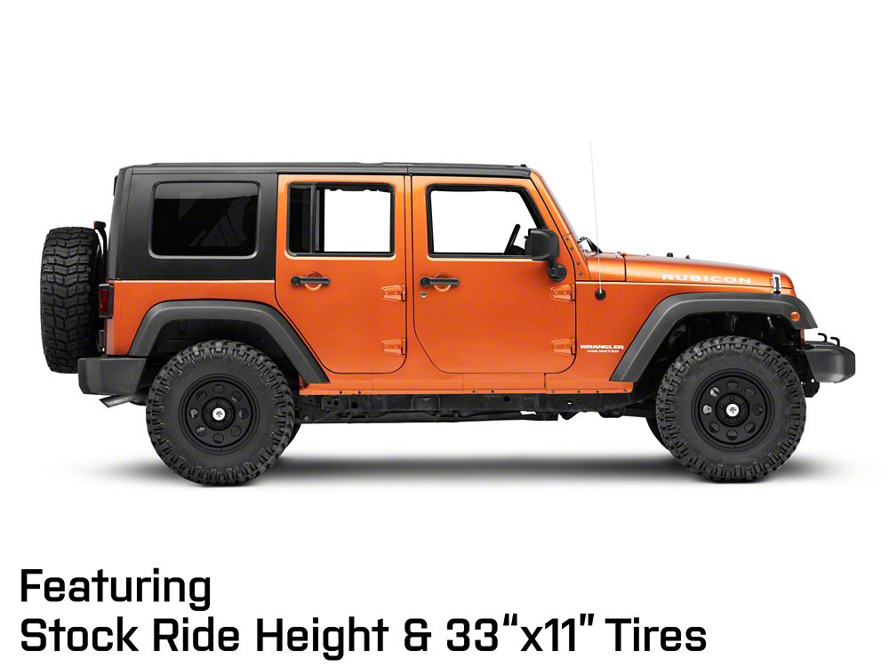 Mammoth 8 Steel Matte Black Wheel; 17x9; -6mm Offset (07-18 Jeep Wrangler JK)