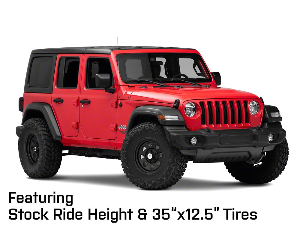 Mammoth 8 Steel Matte Black Wheel; 17x9; -6mm Offset (18-25 Jeep Wrangler JL)