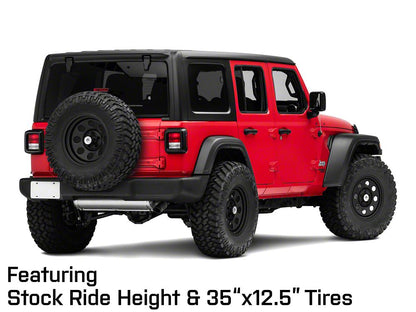 Mammoth 8 Steel Matte Black Wheel; 17x9; -6mm Offset (18-25 Jeep Wrangler JL)