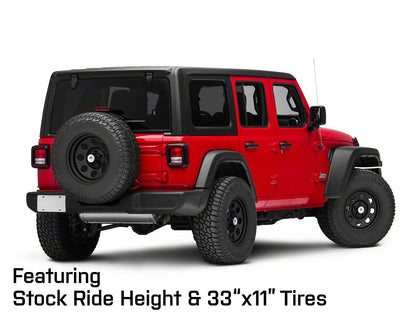Mammoth 8 Steel Matte Black Wheel; 17x9; -6mm Offset (18-25 Jeep Wrangler JL)