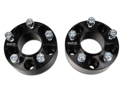 Mammoth 2-Inch Billet Wheel Spacers; Black (87-06 Jeep Wrangler YJ & TJ)