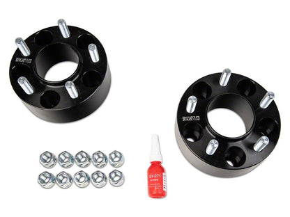 Mammoth 2-Inch Billet Wheel Spacers; Black (87-06 Jeep Wrangler YJ & TJ)