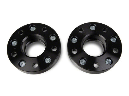 Mammoth 1.50-Inch Billet Wheel Spacer Adapters; Black; 5x4.5 to 5x5 (87-06 Jeep Wrangler YJ & TJ)