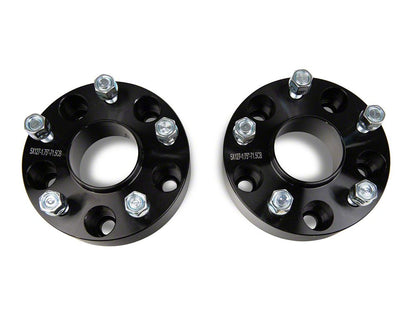 Mammoth 1.25-Inch Billet Wheel Spacers; Black (07-18 Jeep Wrangler JK)