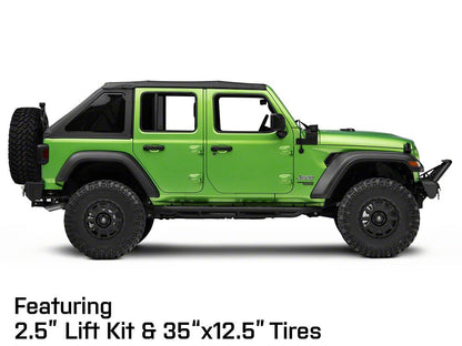 Mammoth 10 Hole Matte Black Wheel; 17x9; -6mm Offset (18-25 Jeep Wrangler JL)