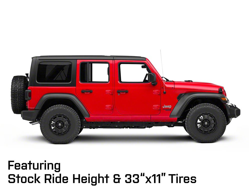 Mammoth 10 Hole Matte Black Wheel; 17x9; -6mm Offset (18-25 Jeep Wrangler JL)
