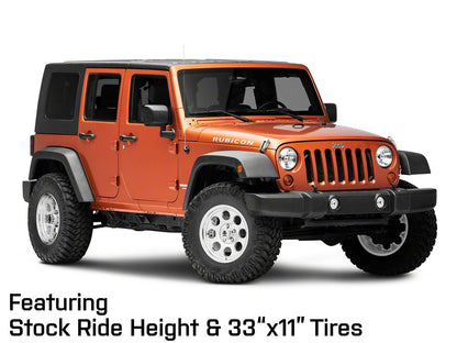 Mammoth 8 Aluminum Polished Wheel; 17x9; -6mm Offset (07-18 Jeep Wrangler JK)