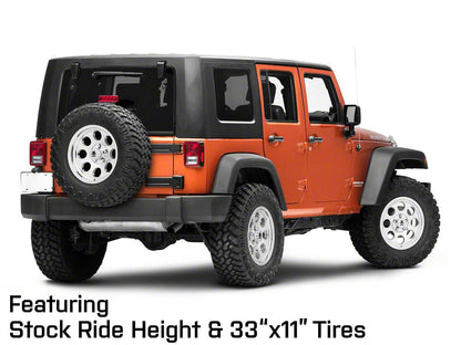 Mammoth 8 Aluminum Polished Wheel; 17x9; -6mm Offset (07-18 Jeep Wrangler JK)