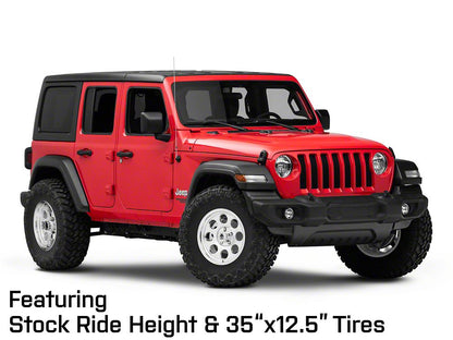 Mammoth 8 Aluminum Polished Wheel; 17x9; -6mm Offset (18-25 Jeep Wrangler JL)