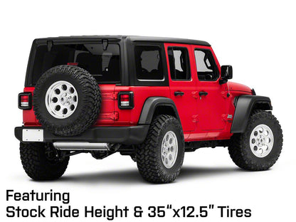 Mammoth 8 Aluminum Polished Wheel; 17x9; -6mm Offset (18-25 Jeep Wrangler JL)