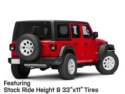 Mammoth 8 Aluminum Polished Wheel; 17x9; -6mm Offset (18-25 Jeep Wrangler JL)