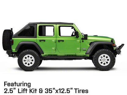 Mammoth 8 Aluminum Polished Wheel; 17x9; -6mm Offset (18-25 Jeep Wrangler JL)