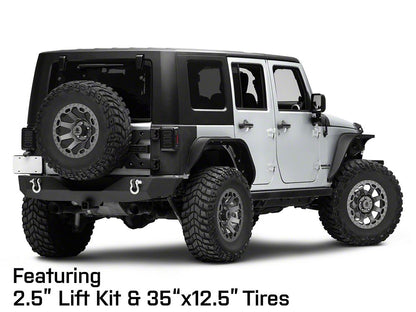 Mammoth Synister Charcoal Wheel; 17x9; -6mm Offset (07-18 Jeep Wrangler JK)