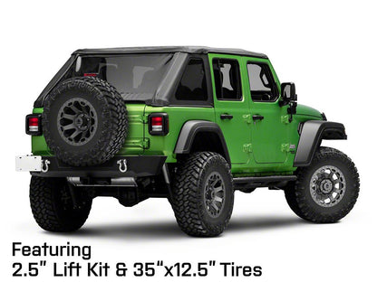 Mammoth Synister Charcoal Wheel; 17x9; -6mm Offset (18-25 Jeep Wrangler JL)