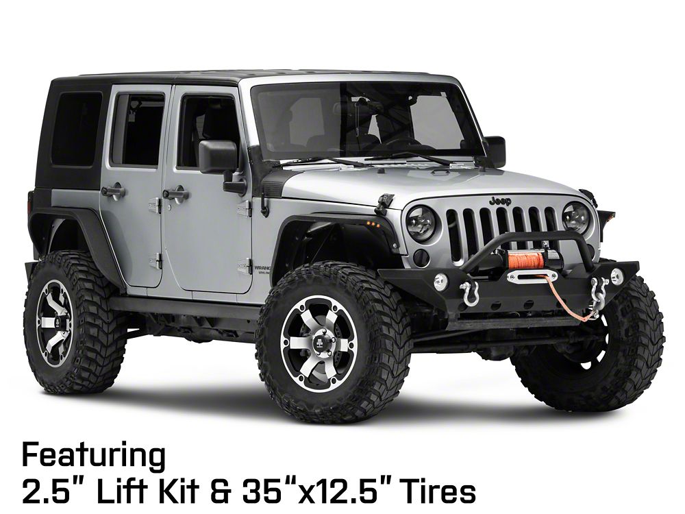 Mammoth Rogue Matte Black Machined Wheel; 18x9; -6mm Offset (07-18 Jeep Wrangler JK)