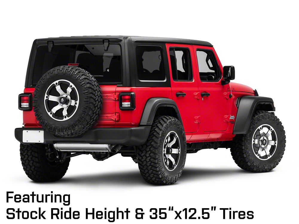 Mammoth Rogue Matte Black Machined Wheel; 18x9; -6mm Offset (18-25 Jeep Wrangler JL)