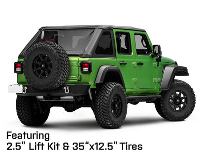Mammoth Wheeler Matte Black Wheel; 17x9; -6mm Offset (18-25 Jeep Wrangler JL)