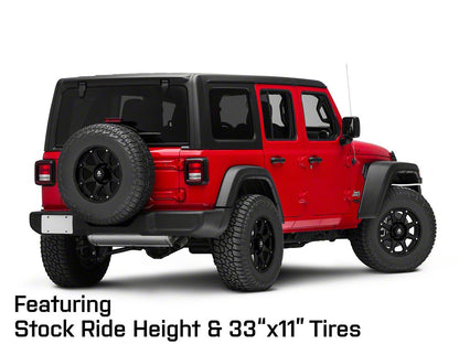 Mammoth Wheeler Matte Black Wheel; 17x9; -6mm Offset (18-25 Jeep Wrangler JL)