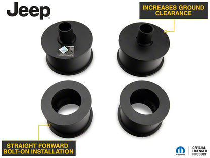 Jeep Licensed by Mammoth 3-Inch Front / 3-Inch Rear Full Lift Kit with Shock Extenders (07-18 Jeep Wrangler JK)