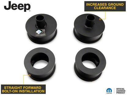Jeep Licensed by Mammoth 2.50-Inch Front / 2-Inch Rear Full Lift Kit with Shock Extenders (07-18 Jeep Wrangler JK)