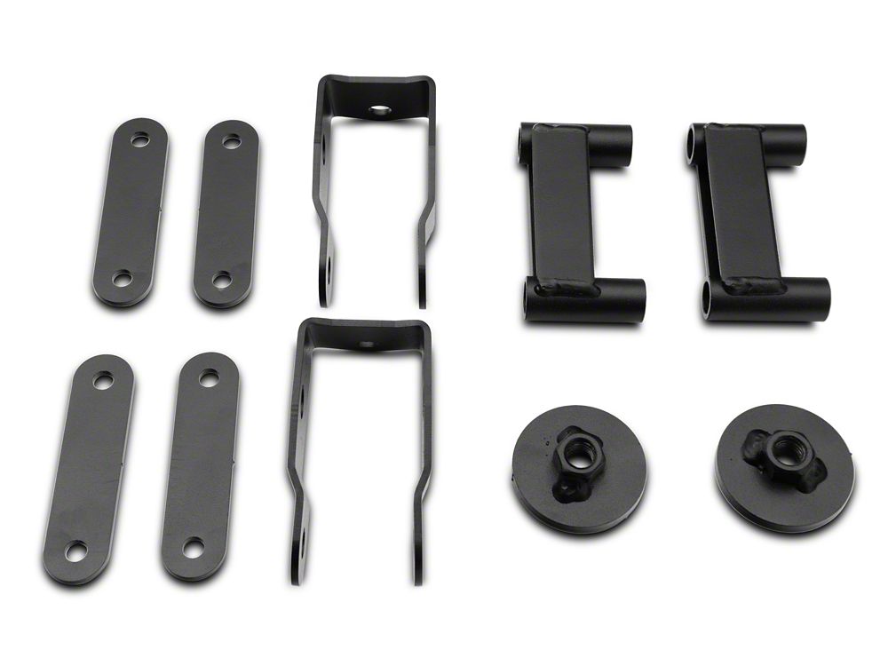 Jeep Licensed by Mammoth 2.50-Inch Front / 2-Inch Rear Full Lift Kit with Shock Extenders (07-18 Jeep Wrangler JK)