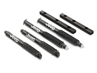 Jeep Licensed by Mammoth 4-Inch Suspension Lift Kit with Monotube Shocks (97-06 Jeep Wrangler TJ)