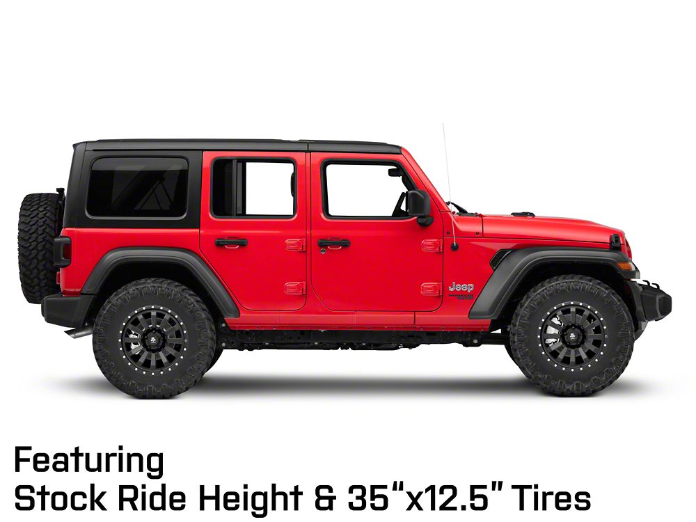 Mammoth 12 Hole Beadlock Satin Black Wheel; 18x9; -6mm Offset (18-25 Jeep Wrangler JL)