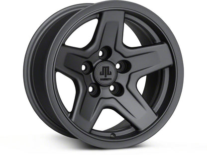 15x8 Mammoth Boulder Wheel & 31in Milestar All-Terrain Patagonia AT/R Tire Package; Set of 5 (97-06 Jeep Wrangler TJ)