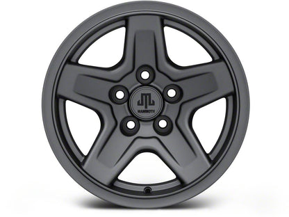 15x8 Mammoth Boulder Wheel & 31in Milestar All-Terrain Patagonia AT/R Tire Package; Set of 5 (97-06 Jeep Wrangler TJ)