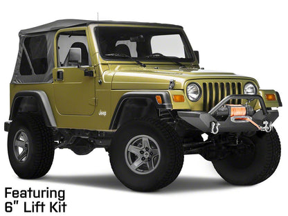 15x8 Mammoth Boulder Wheel & 31in Milestar All-Terrain Patagonia AT/R Tire Package; Set of 5 (97-06 Jeep Wrangler TJ)