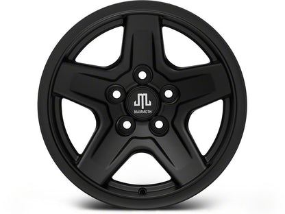 15x8 Mammoth Boulder Wheel & 31in Mudclaw Mud-Terrain Comp MTX Tire Package; Set of 5 (97-06 Jeep Wrangler TJ)
