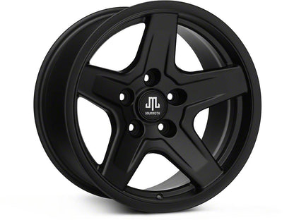 17x9 Mammoth Boulder Wheel & 35in Mickey Thompson All-Terrain Baja Boss Tire Package; Set of 5 (18-25 Jeep Wrangler JL)