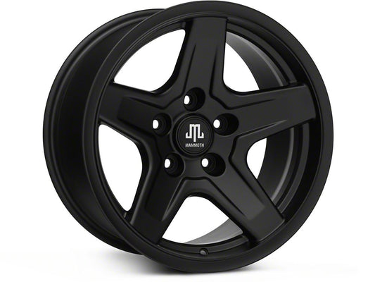 17x9 Mammoth Boulder Wheel & 35in Mickey Thompson All-Terrain Baja Boss Tire Package; Set of 5 (18-25 Jeep Wrangler JL)