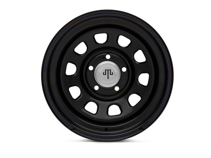 15x8 Mammoth D Window Wheel & 33in Mudclaw Mud-Terrain Comp MTX Tire Package; Set of 5 (97-06 Jeep Wrangler TJ)
