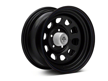 15x8 Mammoth D Window Wheel & 33in Mudclaw Mud-Terrain Comp MTX Tire Package; Set of 5 (97-06 Jeep Wrangler TJ)