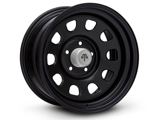 17x9 Mammoth D Window Wheel & 35in West Lake All-Terrain SL369 Tire Package; Set of 5 (07-18 Jeep Wrangler JK)