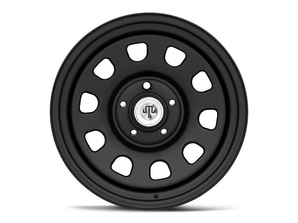 17x9 Mammoth D Window Wheel & 33in BF Goodrich All-Terrain T/A KO Tire Package; Set of 5 (07-18 Jeep Wrangler JK)